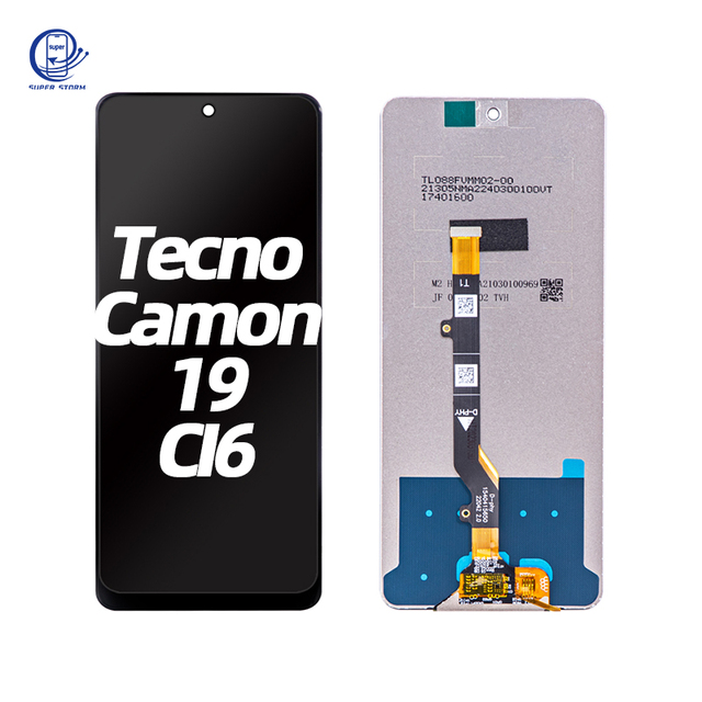 For Tecno Camon 19 CI6 Mobile Phone LCD Touch Screen for Tecno Camon 19 CI6 LCD Display Screen Replacement LCD Screen for TECNO