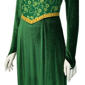 Costume da Principessa <span class=keywords><strong>Fiona</strong></span> per Adulti, Abito <span class=keywords><strong>Verde</strong></span> con Maniche Lunghe, Set per Feste di Halloween - Product Image 6