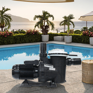 Pompe de circulation d'eau électrique en plastique Fenlin 220V 380V 0.5HP 1.5HP 2HP pour piscine, port 2 pouces, Hmax 23m, Qmax 32m³/h, noire - Product Image 1