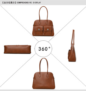 New Fashion Designer Crossbody <b>Bags</b> High Quality Genuine Leather Shoulder Messenger <b>Bag</b> Casual Totes Women Handbags and Purses - Product Image 3