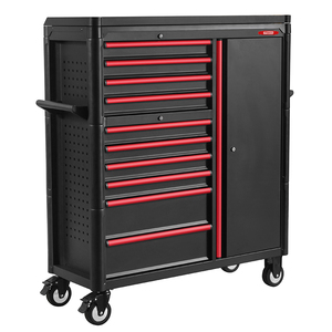 GATmatic Chariot d'atelier robuste et personnalisable en aluminium et fer pour garage, chariot de réparation automobile à 10 tiroirs, support OEM, modèle G - Product Image 3