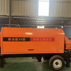 Giá rẻ nhỏ Trailer bê tông bơm xi măng để bán DIESEL Mini xây dựng xi măng truyền đạt máy bơm xe tải - Product Image 6