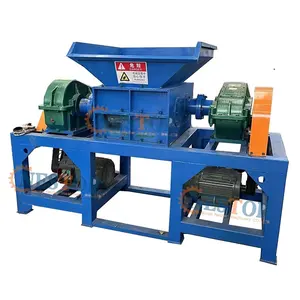 Small Mobile Scrap Tire Shredder Machine Recycling For Sale