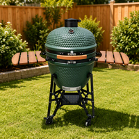 Barbecue Kamado Auplex 23,5 pouces XL haut de gamme en céramique, barbecue au charbon de bois, fumoir, barbecue Kamado au charbon de bois pour la cuisine en plein air
