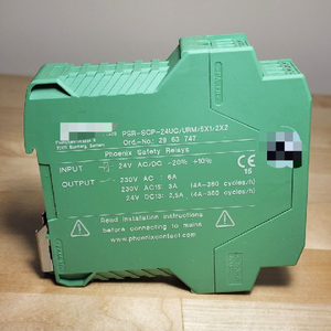 รีเลย์นิรภัยใหม่แท้ รุ่น 2963747 PSRSCP24UC/URM/5X1/2X2 24VAC/DC สำหรับโปรแกรม PLC - Product Image 1