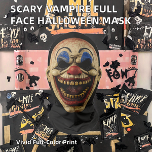Masques d'Halloween Horrifiants et Effrayants pour Adultes, Masques de Vampire à Visage Complet, Impression par Sublimation, Vente Directe Usine, Pas Cher, pour Fêtes Quotidiennes et Costumes de Personnages - Product Image 2