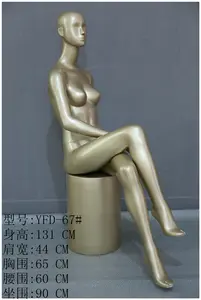 Полное тело сексуальный Манекен женский золотой черный белый Модель Новый Золотой манекен витрина