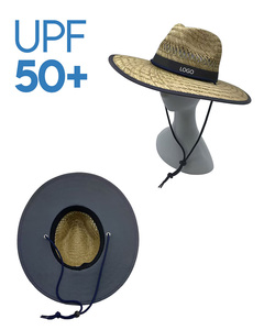 Chapeaux de cowboy en raphia en gros, chapeaux Panama Fedora personnalisés pour femmes avec sangles, chapeaux de <span class=keywords><strong>paille</strong></span> pour homme avec logo personnalisé - Product Image 4