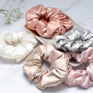 Vente en gros : Chouchous pour cheveux en soie de mûrier 100% Grade 6A, 19 Momme, pour mariage, en promotion - Product Image 3