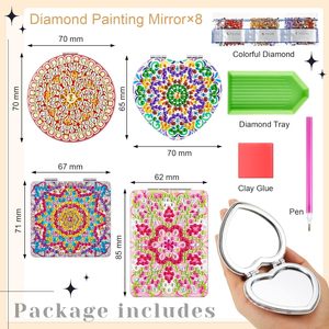 Su misura 3d cornice diamante cromato metallo Gel specchio pittura unghie <span class=keywords><strong>specchi</strong></span> pareti dipinti di fiori - Product Image 4