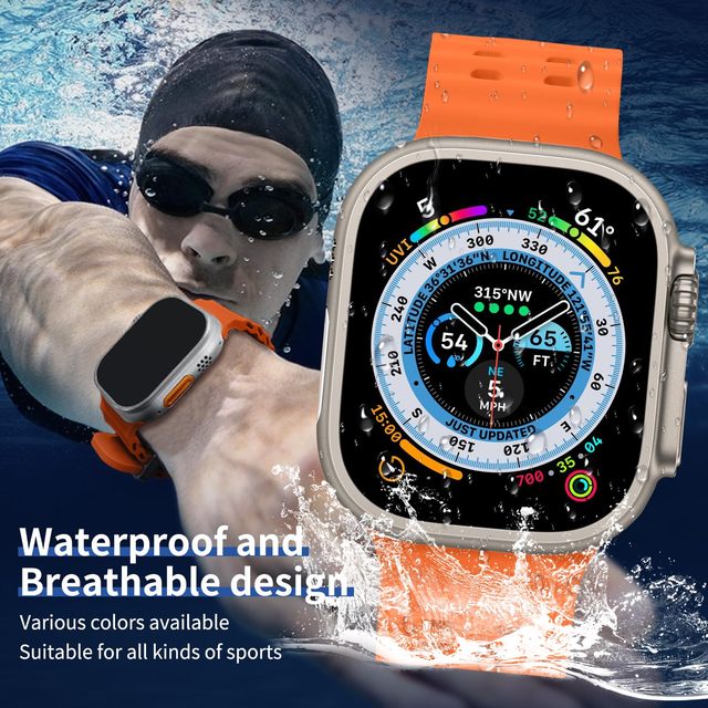 Factory Wholesale of the Marine Series Soft Skin-friendly Bright-colored Shaped Silicone Watch Straps