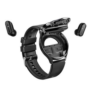 Reloj Inteligente 2 en 1 con Auriculares Inalámbricos TWS, Correa de Silicona, Monitor de Ritmo Cardíaco, Diseño Deportivo Impermeable, Compatible con Android/iOS - Product Image 2