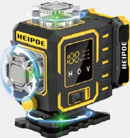 Niveau laser 4D pour sols, télécommande, 16 lignes multiples, vert, prix bas, vente directe d'usine