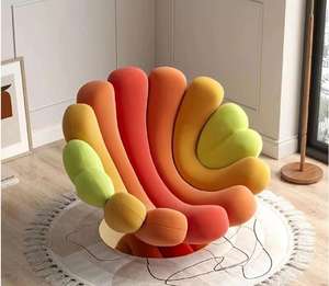 Viraler Moderner Stoff-Faulenzerstuhl - Verstellbarer 360° Drehbarer Modularer Sessel mit Extra Weichem Komfort für Gemütliches Entspannen zu Hause - Product Image 3