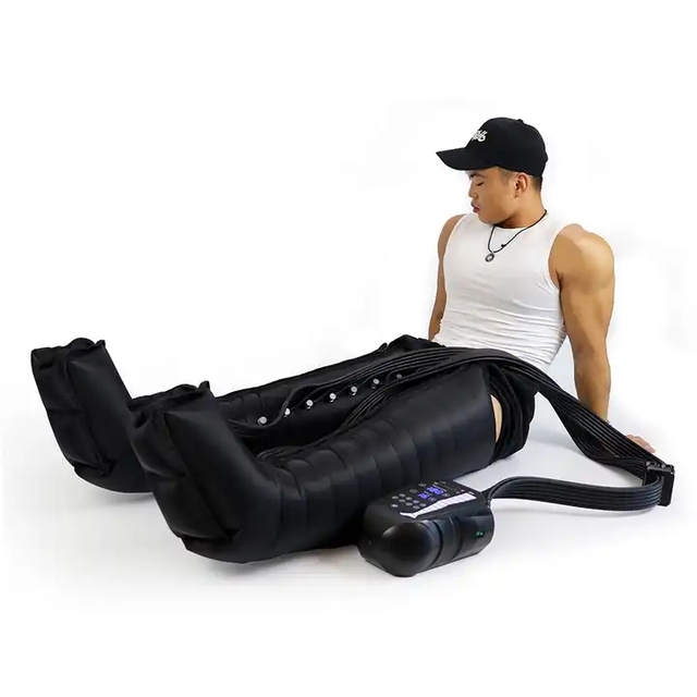 High Quality 12 Chamber Sequential Compression Rechargeable Air Compression Recovery Boots for Leg Foot Sports Blood Circulation