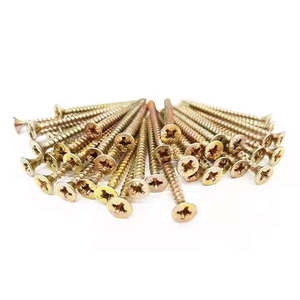 Phillips Đầu phẳng vít gỗ cho đồ nội thất lắp ráp tủ-Số liệu vàng mạ kẽm ốc vít thép carbon chống gỉ - Product Image 4