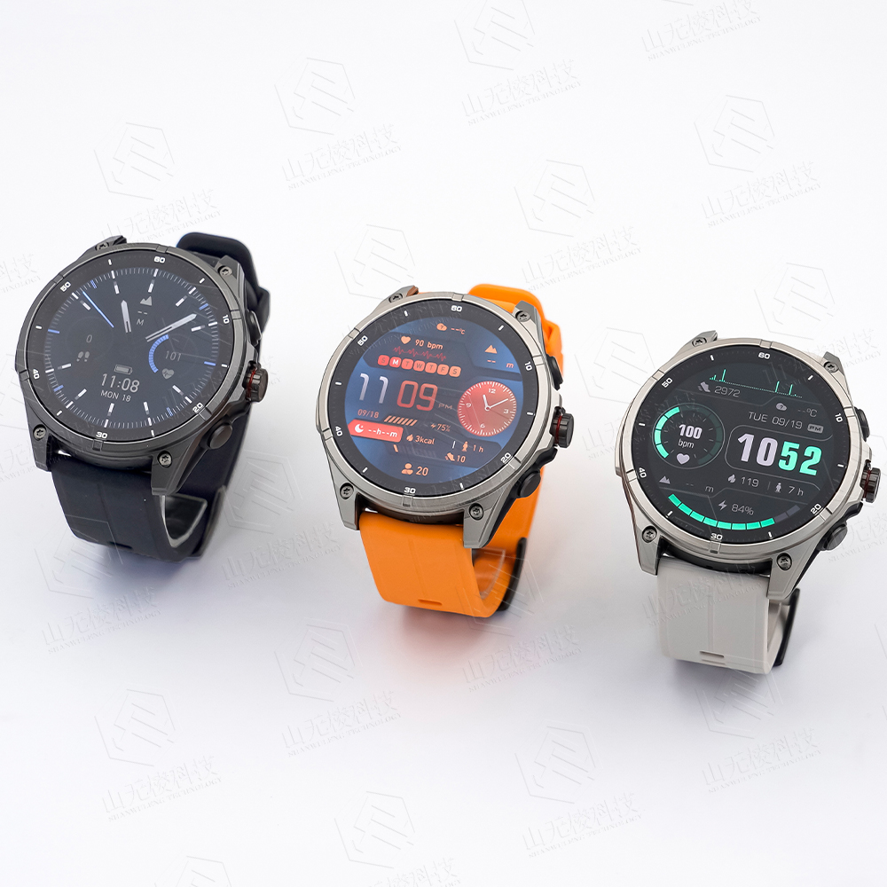 2026 FT66 GPS Smart Watch with Flashlight 1.43Inch AMOLED Screen 50M Waterproof Outdoor Compass Men Sports Relojes Smartwatch