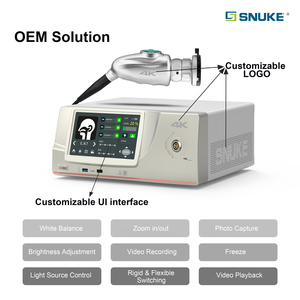 Système de caméra endoscopique SNUKE 4K, mode d'imagerie bi-axiale, écran tactile, instrument chirurgical vétérinaire - Product Image 3