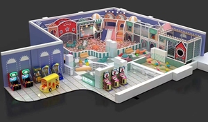 Parc de trampolines intérieur commercial, conception personnalisée, filet de protection en PVC, équipement de terrain de jeu durable et écologique, <span class=keywords><strong>jeux</strong></span> de divertissement - Product Image 5