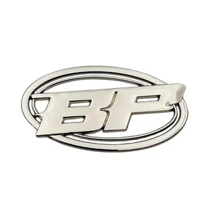 Accesorios Hardwear Emblema de coche de metal personalizado Logo Adhesivo Placa de metal Logo