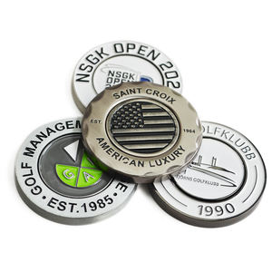 Marqueur de balle de <span class=keywords><strong>golf</strong></span> en métal de conception libre personnalisée en usine - Product Image 5