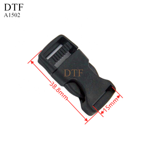 플라스틱 버클 조정 가능한 센터 릴리스 삽입 버클 빠른 안전 벨트 슬라이드 액세서리 가방 사이드 퀵 다시 애완 동물 목걸이 - Product Image 1