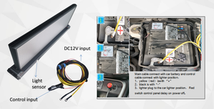 Écran LED double face D-King pour taxi, panneau publicitaire LED couleur, télécommande, montage sur toit, étanche - Product Image 5