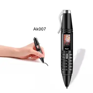 Ponsel Mini AK007, perekam suara ajaib dengan kamera Mini, ponsel Porket kecil Keypad