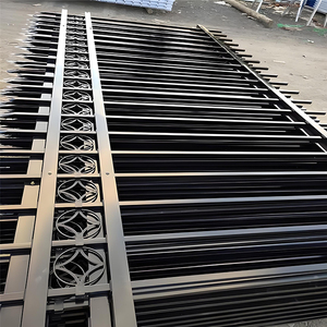 Hochwertiger Aluminium-Lattenzaun Metall-Stahl Schmiedeeisen Palisadenzaun-Paneele - Product Image 1