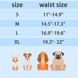 Wl 3 पैक नरम आरामदायक पेट बैंड पुरुष कुत्तों को पुनः प्रयोज्य धोने योग्य कुत्ता डायपर उच्च अवशोषण रिसाव प्रमाण असंयम लपेटता - Product Image 5