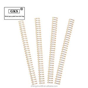 정순 1 1/4'' 금색 은색 로즈골드 이중 금속 와이어 스파이럴 사무용 및 학용품 광둥 - Product Image 4