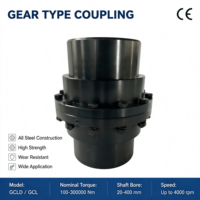 Accouplement d'engrenages GIICL pour équipement minier américain, en acier, structure à soufflets métalliques, excellente capacité de couple pour les imprimeries