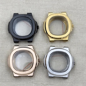 42mm NH35 Boîtier de montre Or rose Bracelet en acier Cadran Aiguilles Pièces de montre pour accessoires de montre Remplacements - Product Image 2