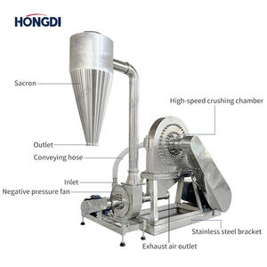 Broyeur à broches en acier inoxydable à haute efficacité avec moteur et roulement pour le traitement des céréales alimentaires et des épices, sortie de 10 à 120 mailles - Product Image 3