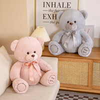 Jouets en peluche mignons en forme d'ours en peluche de dessin animé, animaux en peluche rembourrés, poupée ours, cadeau d'anniversaire pour enfants