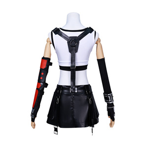 ชุดคอสเพลย์ทีฟา แรงบันดาลใจจาก <span class=keywords><strong>Final</strong></span> <span class=keywords><strong>Fantasy</strong></span> Remake ชุดอนิเมะเกมส์ พร้อมกางเกงขาสั้นและเดรส ทำจากวัสดุโพลีเอสเตอร์ สำหรับผู้ใหญ่ - Product Image 6