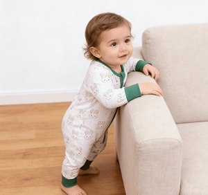 Conjunto <span class=keywords><strong>de</strong></span> Pijama <span class=keywords><strong>de</strong></span> Bambú para Bebé Recién Nacido, Mameluco con Cierre y 2 Piezas, Venta al por Mayor, Listo para Enviar, Ropa <span class=keywords><strong>de</strong></span> Dormir Suave - Product Image 3