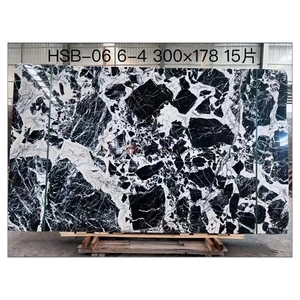 Lavabo de salle de bain en marbre noir Calacatta de luxe léger avec décor de salle de bain de la même couleur - Product Image 4