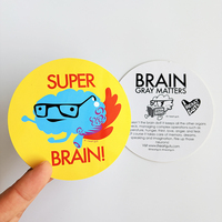 Autocollants en vinyle personnalisés pour logo d'entreprise rond, étiquettes de produits, autocollants en vinyle imperméables, étiquettes personnalisées avec logos