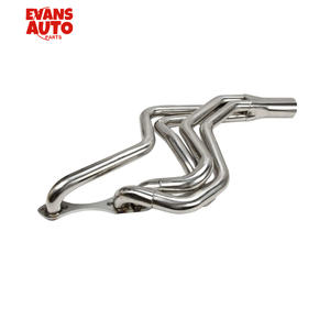 Collettore di scarico in acciaio inossidabile testiere tubi di scarico per Chevy Chevrolet SBC 267-400 V8 1970-1987 - Product Image 3
