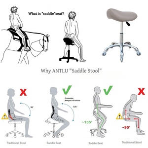 <span class=keywords><strong>Tabouret</strong></span> de Salon de Beauté Antlu, Chaise de Barbier, <span class=keywords><strong>Tabouret</strong></span> Selle, Mobilier de Salon - Product Image 4