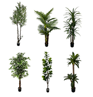 Vente en gros de plantes artificielles hautement réalistes pour la décoration paysagère, plantes décoratives pour la maison et l'hôtel, arbres artificiels pour la décoration intérieure et extérieure