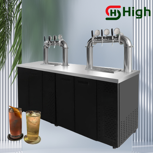 Edelstahl-Draft-Bier maschine mit Rädern zur Abgabe von Draft <span class=keywords><strong>Beer</strong></span> Tower <span class=keywords><strong>Dispenser</strong></span>-Getränke geräten - Product Image 3