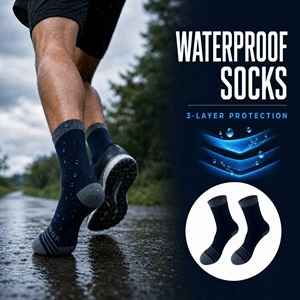 Chaussettes imperméables unisexes, respirantes, résistantes à l'eau, pour randonnée, ski, pêche, hommes et femmes - Product Image 1