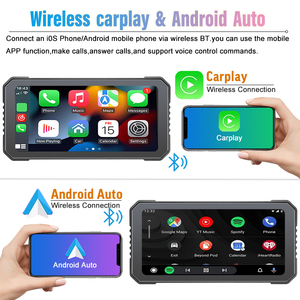 Navegador para Motocicleta de 6.25'' con CarPlay Inalámbrico, Android Auto, Cámara Dual, Grabadora, TPMS, Resistente al Agua IP67 - Product Image 4