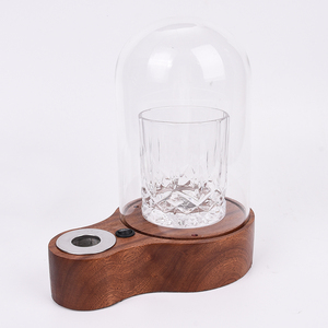Nuevo Kit Ahumador de Whisky Ecológico de Diseño de Lujo para <span class=keywords><strong>Bar</strong></span> en Casa, Set Completo con Cubierta de Vidrio Ahumado y 8-10 Horas de Tiempo de Ahumado - Product Image 1