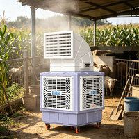 Enfriador de Aire Evaporativo Móvil Keyuefeng de 18000 CFM con Ventilación Única, Ventilador de Gran Tamaño, Aire Acondicionado