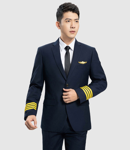Conjuntos de Uniformes de Piloto de Aerolínea Personalizados a Precio de Fábrica, Disfraz de Capitán para Hombres y Mujeres - Product Image 2