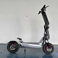 Trottinette électrique pliable tout-terrain rapide de 11 pouces avec siège