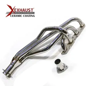 Ceramic coating stainless exhaust pipes exhaust manifold exhaust headers for TOYOTA COROLLA 1.8L 74-82